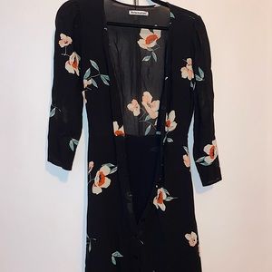 Reformation long sleeve dress